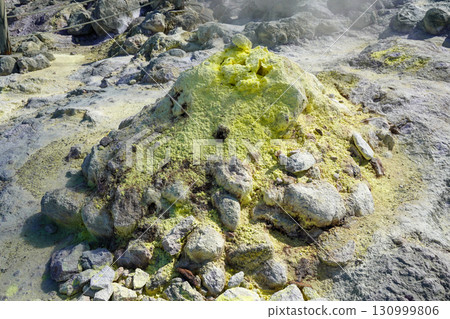 Sulfur spouting from Mt. 130999806