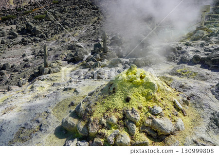 Sulfur spouting from Mt. Sulfur spouting from Mt. 130999808