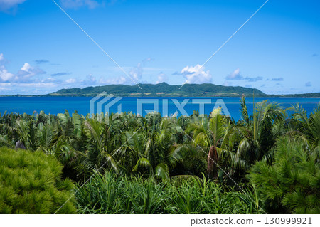 從石垣 Yaima 村的 Amparu 塔欣賞名倉灣的壯麗景色 130999921