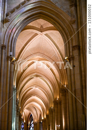 巴黎聖母院美麗的內部 巴黎聖母院美麗的內部 131000032