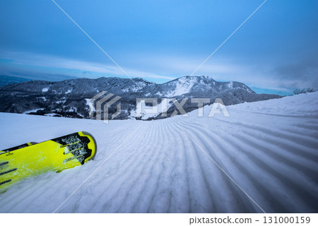 Image of skis and slopes Image of skis and slopes 131000159