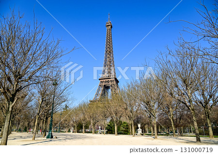 A very beautiful view of the Eiffel Tower 131000719