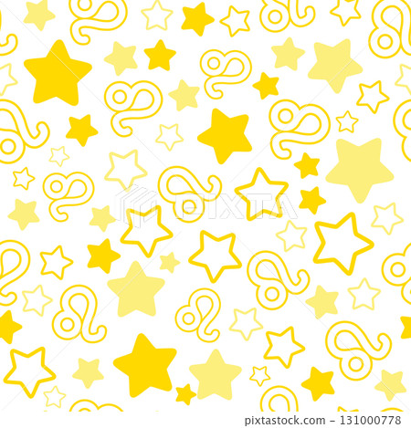 黃色獅子座無縫模式 黃色獅子座無縫模式 131000778