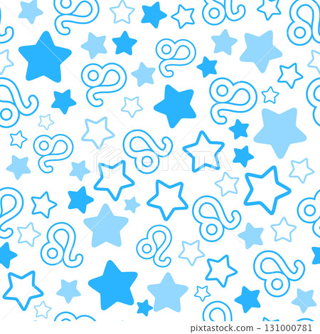 藍色獅子座無縫模式 藍色獅子座無縫模式 131000781