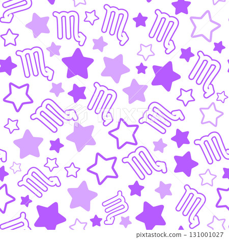 紫色天蠍座無縫模式 131001027