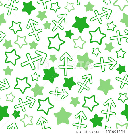 綠色射手座無縫模式 綠色射手座無縫模式 131001354