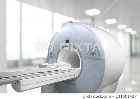 MRI Scanner. Magnetic resonance imaging machine in medical clinic background. Medical modern diagnostic device 131001427