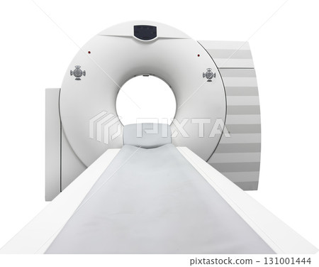 CT Scan( Computer Tomography ) isolated on white background. Multi detector CT Scanner Computed Tomography. CT Scan Machine CT Scan( Computer Tomography ) isolated on white background. Multi detector CT Scanner Computed Tomography. CT Scan Machine 131001444