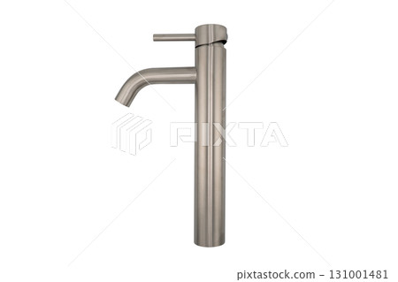 Water faucet isolated on white background. Faucet for wash, kitchen, bathroom, shower. Kitchen mixer isolated Water faucet isolated on white background. Faucet for wash, kitchen, bathroom, shower. Kitchen mixer isolated 131001481