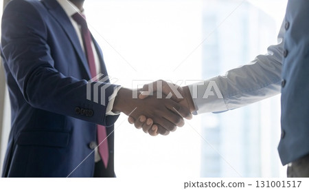 A businessman shaking hands 131001517