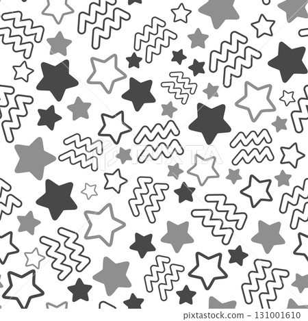 黑色水瓶座無縫模式 131001610