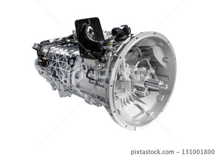 Car automatic transmission. Car automatic gearshift isolated on white background. Modern heavy duty automatic transmission of a truck or bus isolated Car automatic transmission. Car automatic gearshift isolated on white background. Modern heavy duty automatic transmission of a truck or bus isolated 131001800