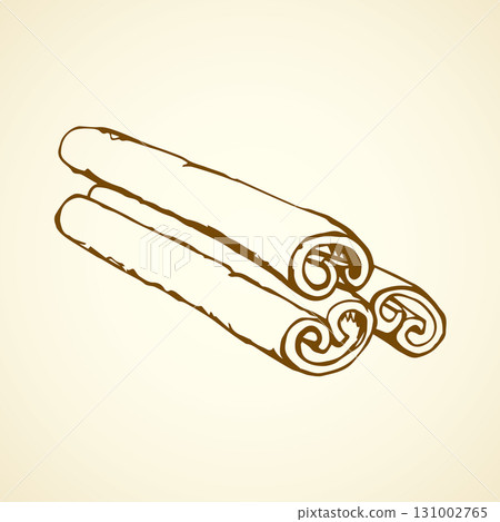 Cinnamon. Vector drawing 131002765