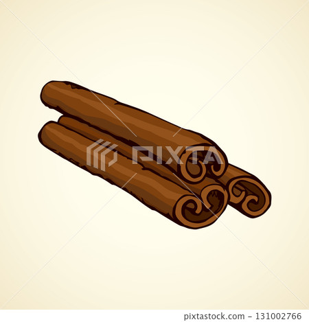 Cinnamon. Vector drawing 131002766