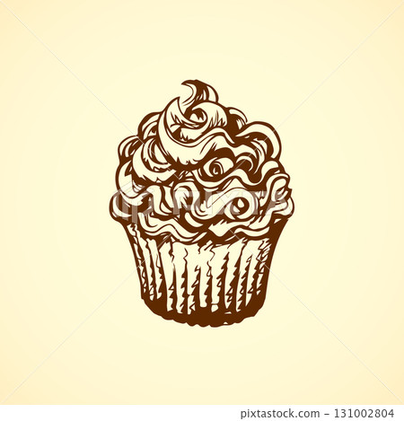Cake. Vector drawing Cake. Vector drawing 131002804