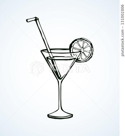 Cocktail. Vector drawing Cocktail. Vector drawing 131002806