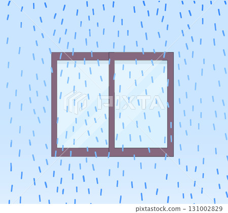Rainy day window 131002829