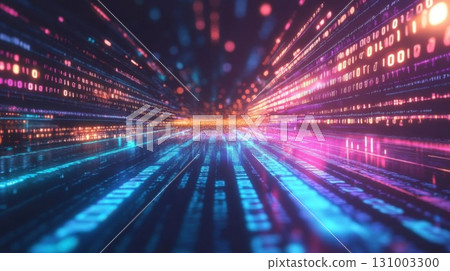 Futuristic digital technology background. Abstract Binary Software Programming Code Background. 131003300