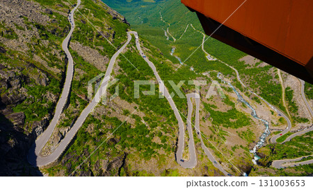Trollstigen mountain road in Norway Trollstigen mountain road in Norway 131003653