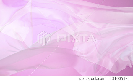 Smooth elegant colorful transparent cloth separated on white background. Smooth elegant colorful transparent cloth separated on white background. 131005181