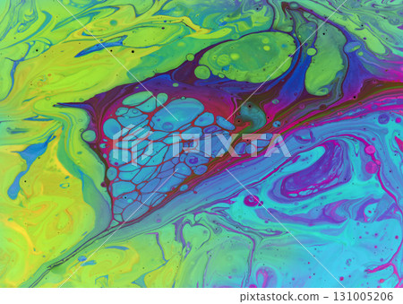 Macro Shot of Color Oil Paint , Abstract Background 131005206