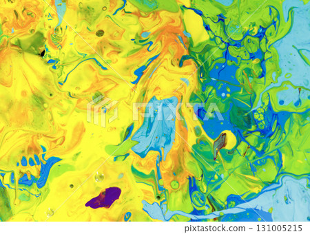 Macro Shot of Color Oil Paint , Abstract Background 131005215