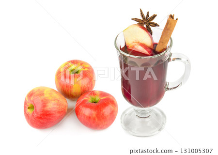 Apples and Spiced Wine for a Holiday. Apples and Spiced Wine for a Holiday. 131005307