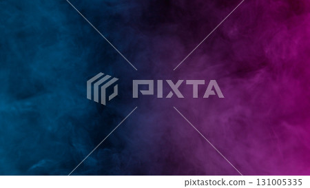 Atmospheric smoke, abstract neon color background, close-up. 131005335