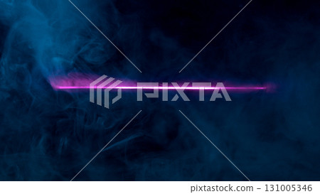Atmospheric smoke, abstract neon color background, close-up. 131005346