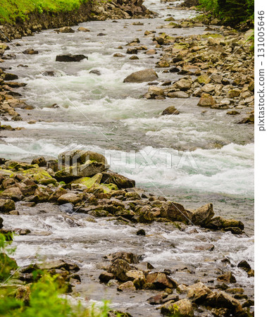 River stream in mountains, Norway. River stream in mountains, Norway. 131005646