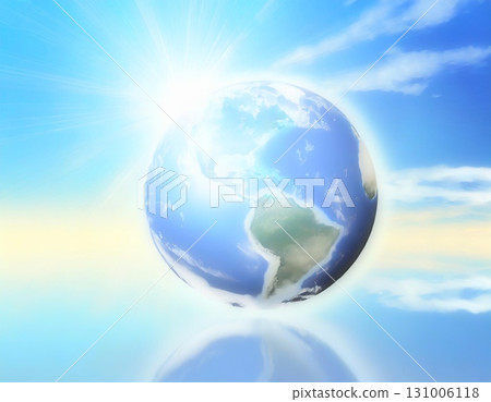 地球與大自然和諧的奇幻景觀。 131006118