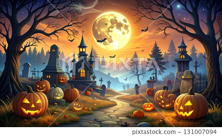 萬聖節風格背景 3 131007094