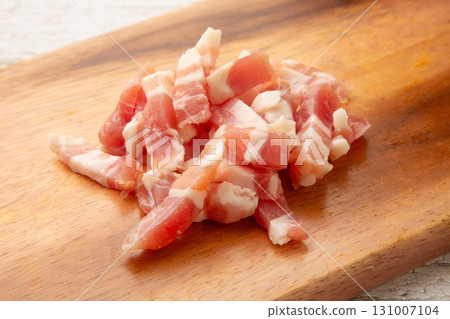 chopped pancetta chopped pancetta 131007104