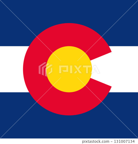 Colorado - square flag Colorado - square flag 131007134