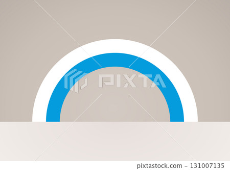 Semicircular flag of Bavaria or Lucerne 131007135