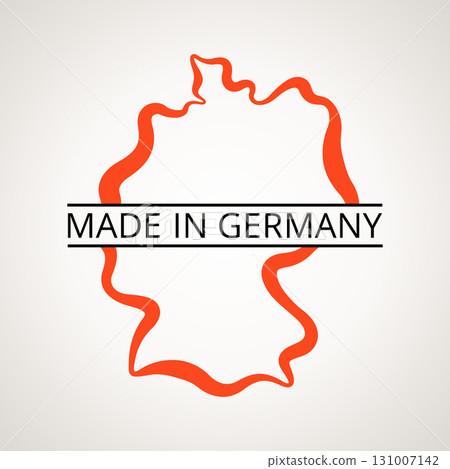 Made in Germany with map 131007142
