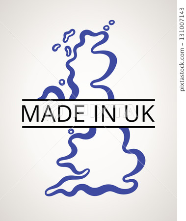 Made in UK with map 131007143