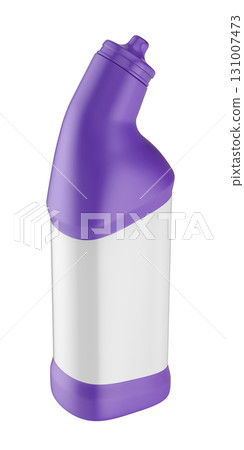 Purple toilet cleaner bottle with blank label Purple toilet cleaner bottle with blank label 131007473
