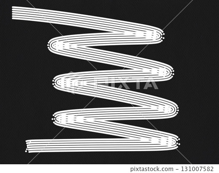 Abstract geometric black white zigzag line pattern dots template background geometric modern design card element paper circle minimalistic 131007582
