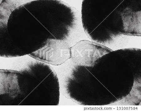 Monochrome black white grey watercolor texture abstract design paper high-quality texture background gray pastel poster copy space minimalistic acrylic alcohol ink x-ray film sepia negative 131007584
