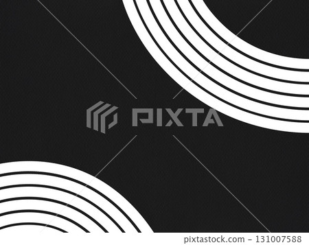 Abstract black white wavy line pattern background geometric design template card element minimalistic vertical horizontal 131007588