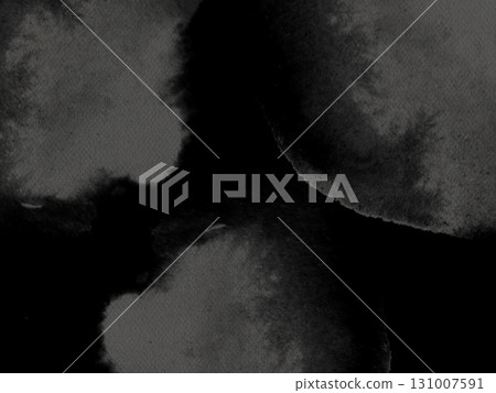 Monochrome black white grey watercolor texture abstract design paper high-quality texture background gray pastel poster copy space minimalistic acrylic alcohol ink x-ray film sepia negative 131007591