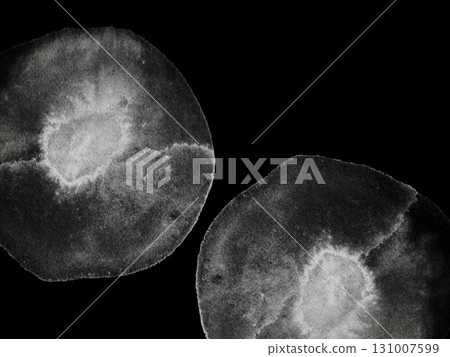 Monochrome black white grey watercolor texture abstract design paper high-quality texture background gray pastel poster copy space minimalistic acrylic alcohol ink x-ray film sepia negative 131007599