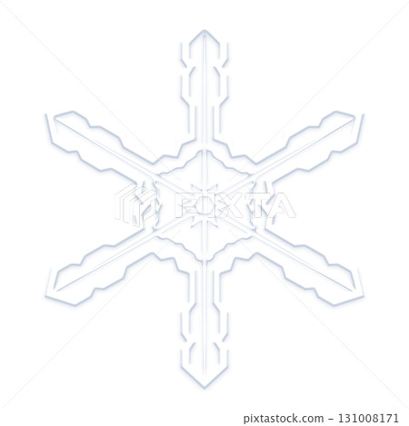 White snowflakes arranged on a transparent background 131008171