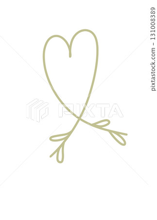 Retro heart 131008389