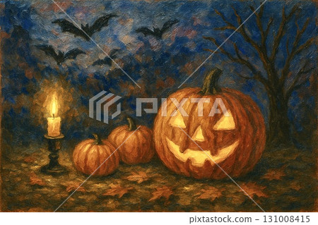 Halloween image oil painting Halloween image oil painting 131008415