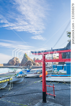 Scenery of Kosode Fishing Port in Kuji City, Iwate Prefecture 131008879