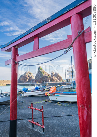 岩手縣久慈市小袖漁港風景 岩手縣久慈市小袖漁港風景 131008880