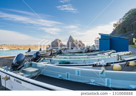 Scenery of Kosode Fishing Port in Kuji City, Iwate Prefecture Scenery of Kosode Fishing Port in Kuji City, Iwate Prefecture 131008888