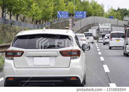 Private car driving image Main road 131008894